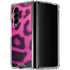 Pink Leopard Spots Galaxy Z Fold4 5G Clear Case