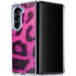 Pink Leopard Spots Galaxy Z Fold5 5G Clear Case