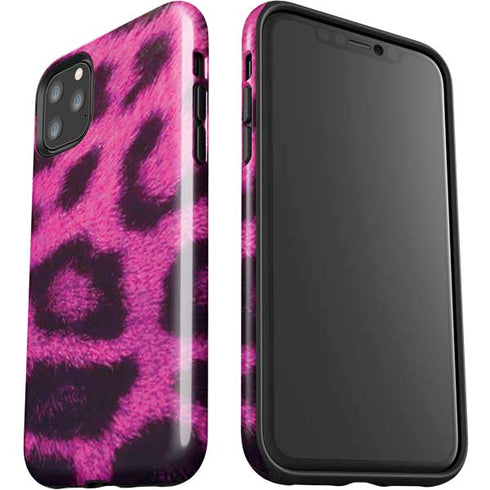 Pink Leopard Spots iPhone 11 Pro Max Impact Case