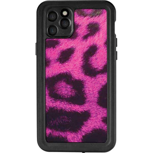Pink Leopard Spots iPhone 11 Pro Max Waterproof Case