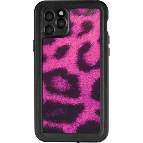 Pink Leopard Spots iPhone 11 Pro Waterproof Case