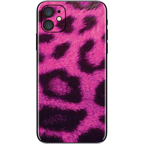 Pink Leopard Spots iPhone 11 Skin