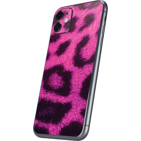 Pink Leopard Spots iPhone 11 Skin