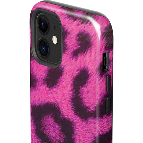 Pink Leopard Spots iPhone 12 Impact Case