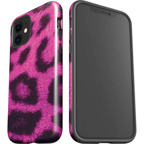 Pink Leopard Spots iPhone 12 Impact Case