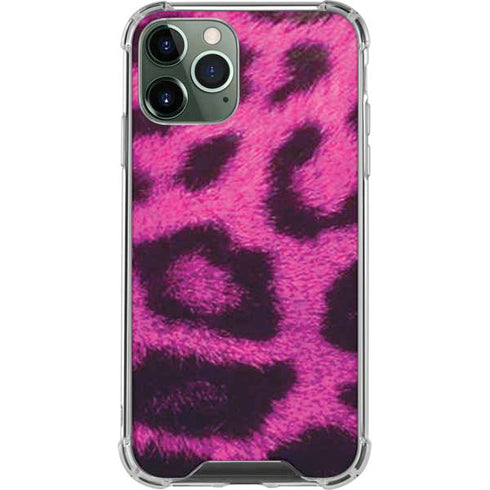 Pink Leopard Spots iPhone 12 Pro Max Clear Case