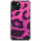 Pink Leopard Spots iPhone 14 Clear Case