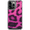 Pink Leopard Spots iPhone 15 Pro Clear Case