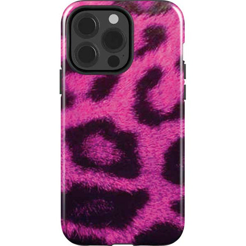 Pink Leopard Spots iPhone 15 Pro Impact Case