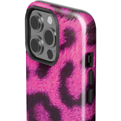 Pink Leopard Spots iPhone 15 Pro Impact Case