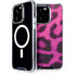 Pink Leopard Spots iPhone 15 Pro MagSafe Case