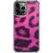 Pink Leopard Spots iPhone 14 Pro Max Clear Case