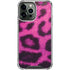 Pink Leopard Spots iPhone 14 Pro Max Clear Case