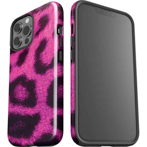 Pink Leopard Spots iPhone 15 Pro Max Impact Case