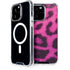 Pink Leopard Spots iPhone 14 Pro Max MagSafe Case