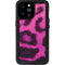 Pink Leopard Spots iPhone 14 Pro Max Waterproof Case