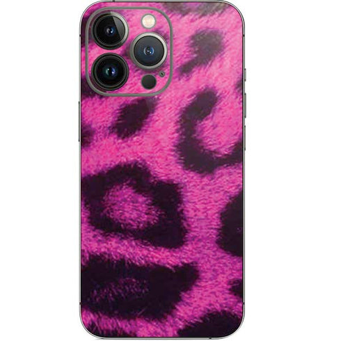 Pink Leopard Spots iPhone 14 Pro Skin