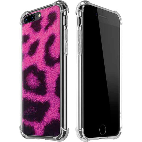 Pink Leopard Spots iPhone 7/8 Plus Clear Case
