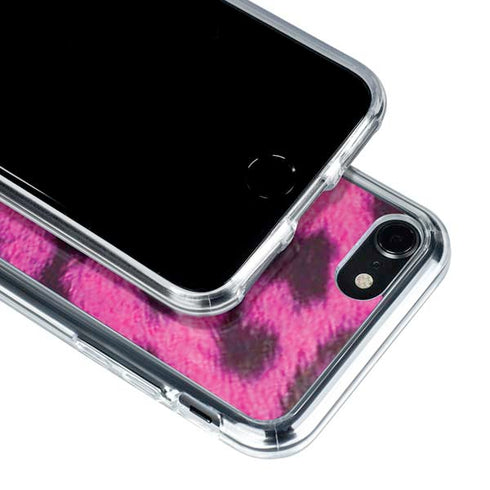 Pink Leopard Spots iPhone SE (2nd & 3rd Gen) Clear Case