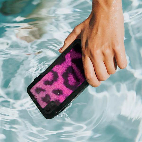 Pink Leopard Spots iPhone XR Waterproof Case
