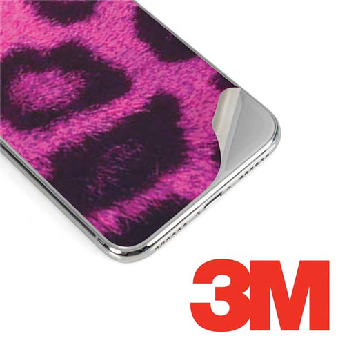 Pink Leopard Spots iPhone XS Skin