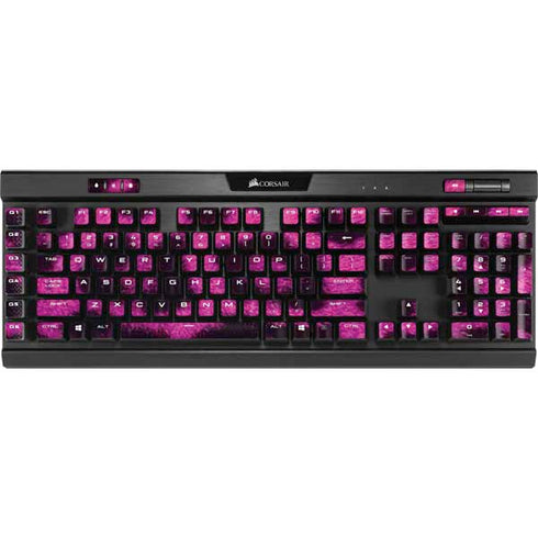Pink Leopard Spots K95 RGB PLATINUM Mechanical Gaming Keyboard Skin