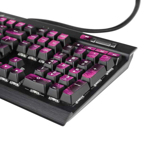 Pink Leopard Spots K95 RGB PLATINUM Mechanical Gaming Keyboard Skin