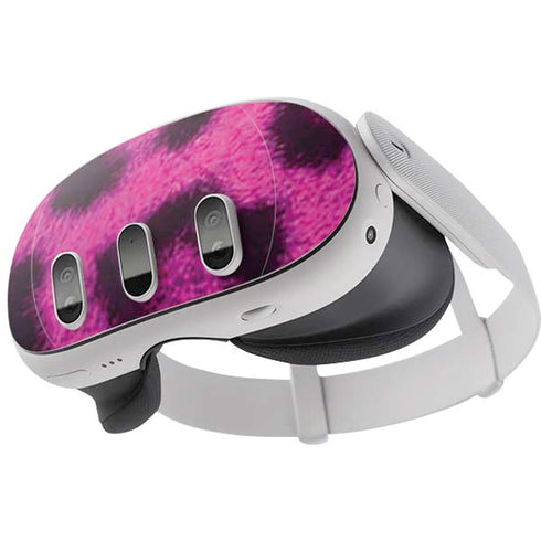 Pink Leopard Spots Meta Quest 3 Skin
