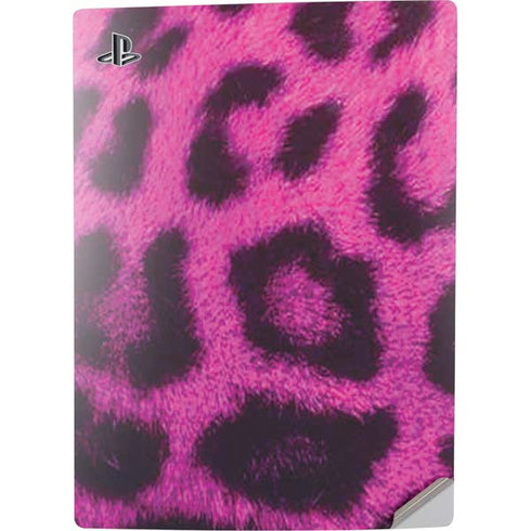 Pink Leopard Spots PS5 Digital Edition Console Skin