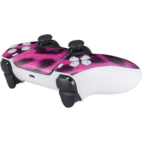 Pink Leopard Spots PS5 Controller Skin