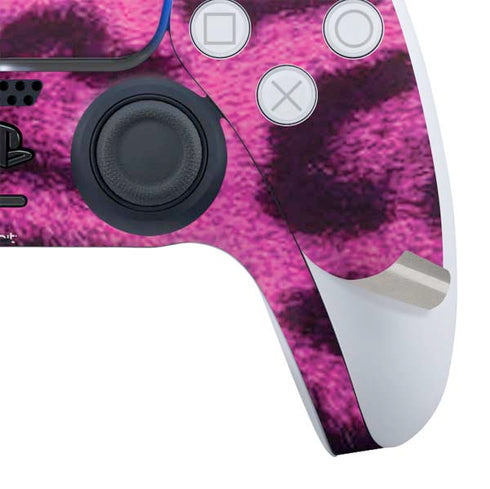 Pink Leopard Spots PS5 Controller Skin
