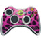 Pink Leopard Spots Xbox 360 Wireless Controller Skin