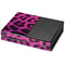 Pink Leopard Spots Xbox One Console Skin
