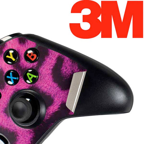 Pink Leopard Spots Xbox One Controller Skin