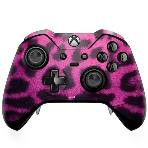 Pink Leopard Spots Xbox One Elite Controller Skin