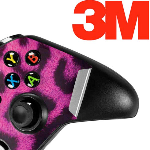 Pink Leopard Spots Xbox One S Controller Skin