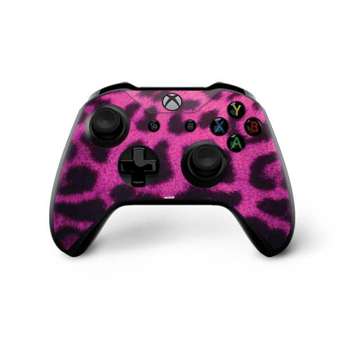 Pink Leopard Spots Xbox One X Bundle Skin