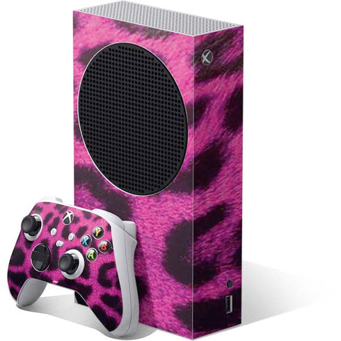 Pink Leopard Spots Xbox Series S Bundle Skin