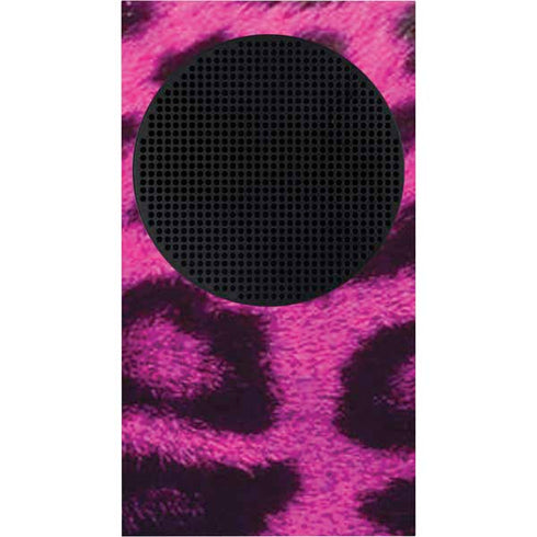 Pink Leopard Spots Xbox Series S Console Skin
