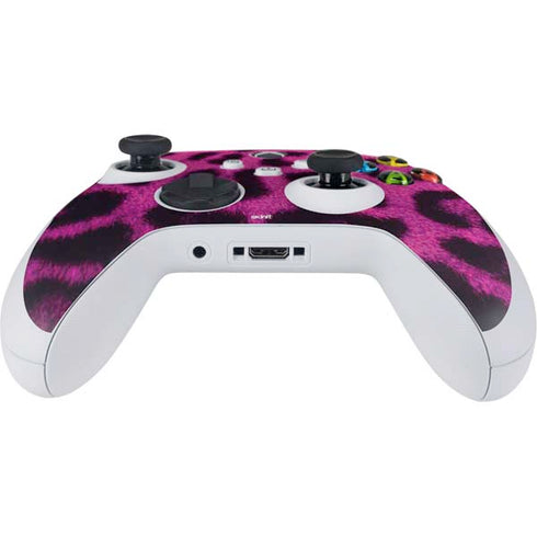 Pink Leopard Spots Xbox Series S Controller Skin