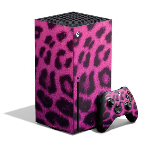 Pink Leopard Spots Xbox Series X Bundle Skin