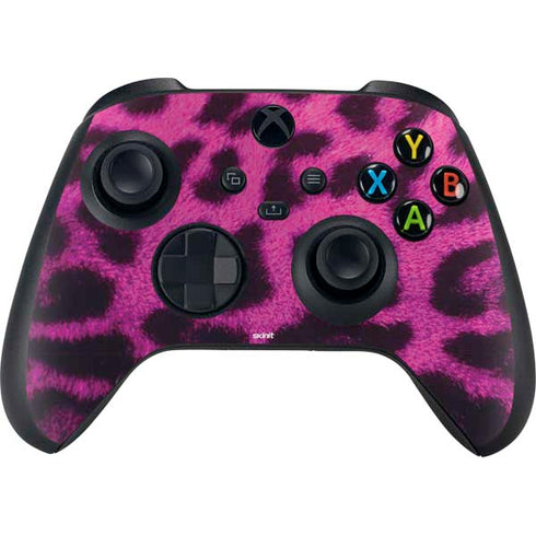 Pink Leopard Spots Xbox Series X Controller Skin