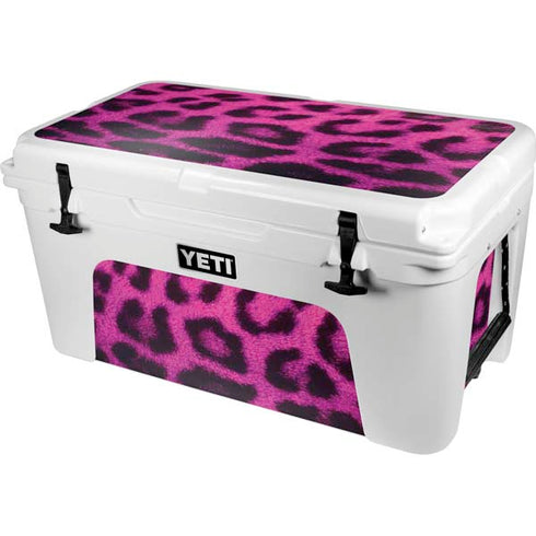 Pink Leopard Spots YETI Tundra 65 Hard Cooler Skin
