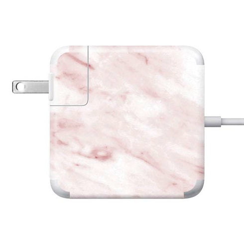 Pink Marble 85W Power Adapter (15 and 17 inch MacBook Pro Charger) Skin