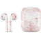 Pink Marble Apple AirPods Skin