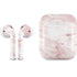 Pink Marble Apple AirPods Skin