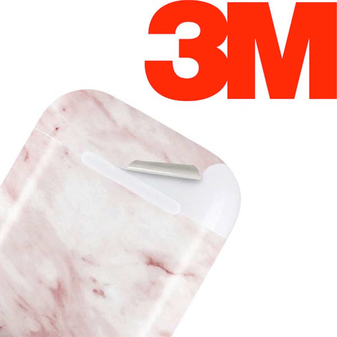 Pink Marble Apple AirPods Skin