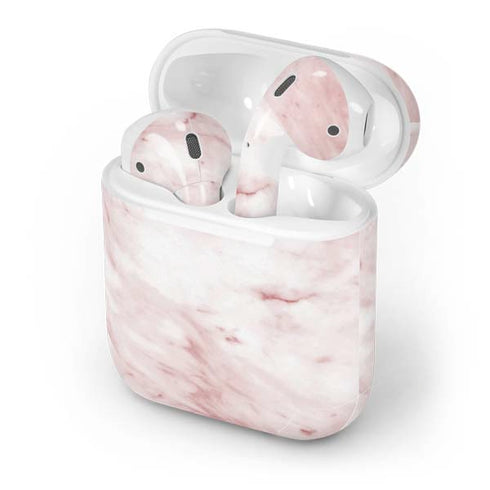 Pink Marble Apple AirPods Skin
