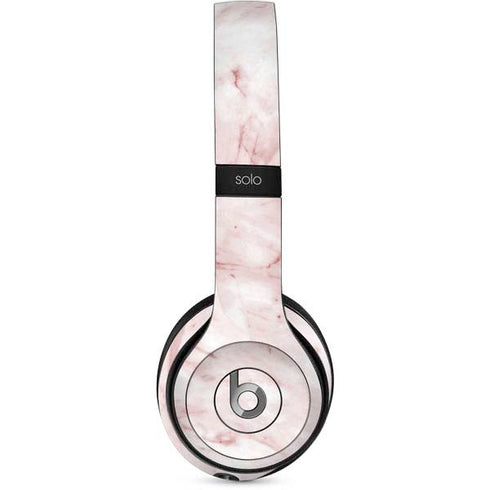 Pink Marble Beats Solo 2 Wired Skin