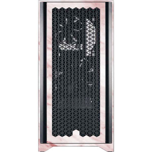 Pink Marble Corsair 4000D Tempered Glass Mid-Tower ATX Case Skin